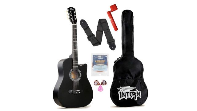 Intern 38 Inch Acoustic Guitar (Glossy)