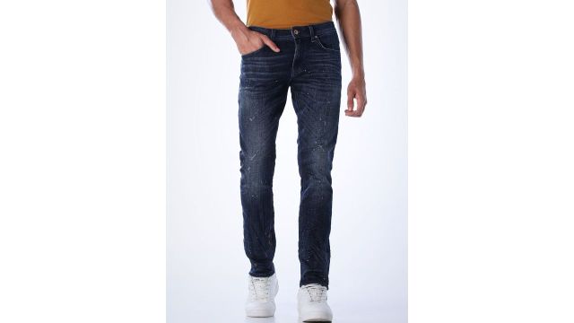 Jack & Jones Men Slim Fit Low-Rise Light Fade Stretchable Jeans