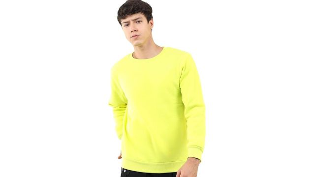 KETCH Men's Polyester Round Neck Sweatshirt
