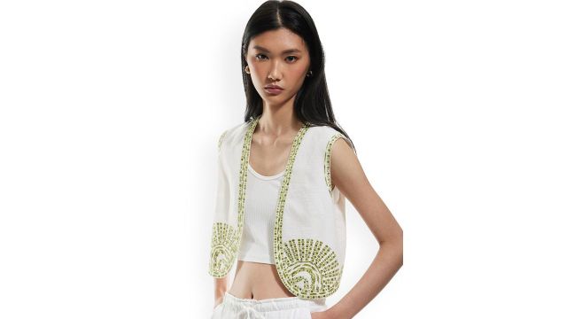 Koton Embroidered Waistcoat