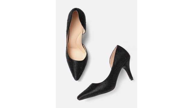 Lino Perros Embellished Party Slim Heeled Pumps