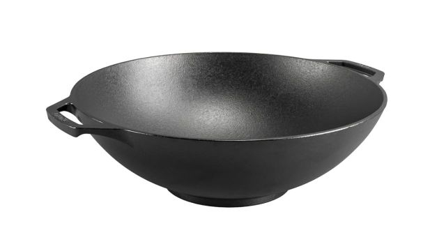 Lodge Pre-Seasoned Cast Iron WOK