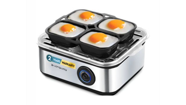 Longway LWEB04 500W 8 Eggs Electric Egg Boiler
