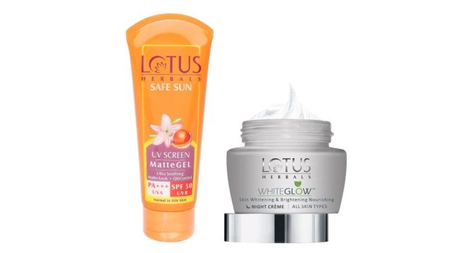 Lotus Herbals Sustainable Set of Sunscreen & Night Creme