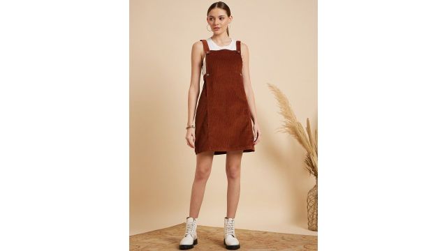 MINT STREET Cotton Pinafore Dress