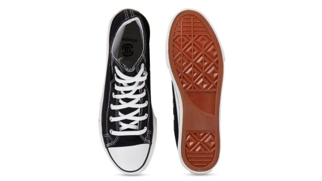 MOZAFIA Canvas Lace-Up Casual High Top (Rubber sole)