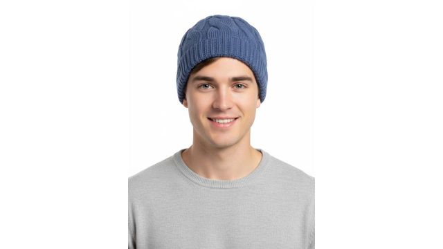 Moda Rapido Men Self Design Woollen Beanie