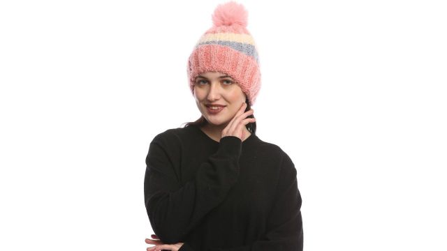 Moda Rapido Women Colourblocked Woollen Beanie