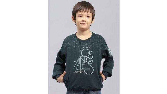 Monte Carlo Boys Round Neck Cotton Sweatshirt