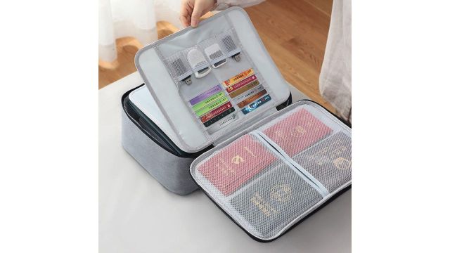 Multipurpose Travel File Organiser Waterproof Document Storage Bag
