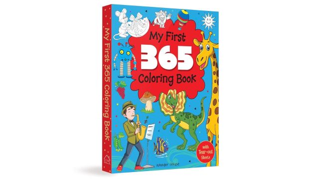 My First 365 Coloring Book: Jumbo Coloring Book