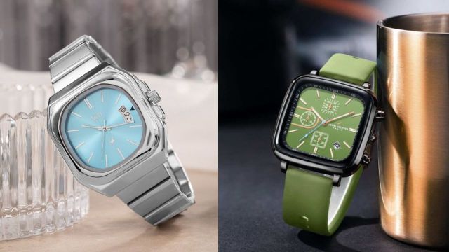 Myntra asymmetric watches, styled simply