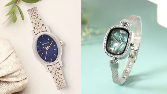 Myntra oval dial watches, styled simply