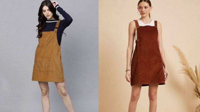 Myntra women’s pinafore dresses