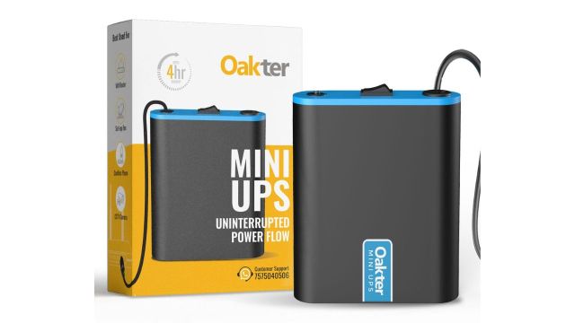 Oakter Mini UPS for 12V WiFi Router