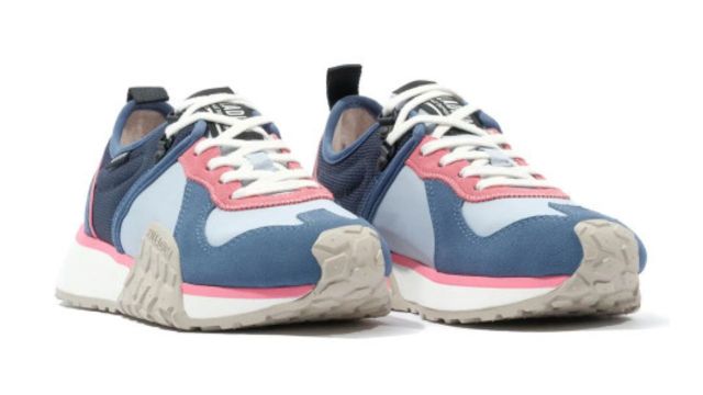 PALLADIUM Men Lightweight Casual Shoes (Blue, synthetic suede)