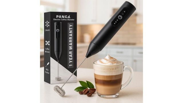 PANCA Electric Coffee Frother Rechargeable