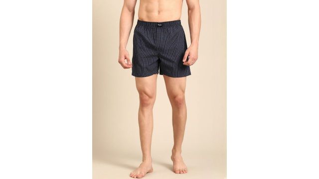 Pepe Jeans Checked Mid-Rise Boxers