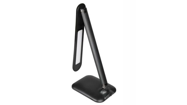 Philips Black Acrylic Rectangle Table Lamp (black, rectangle, 1-year warranty)
