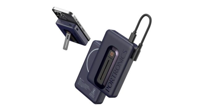 Portronics Revvo 15W Magsafe Wireless 10000mAh Fast Charging Powerbank