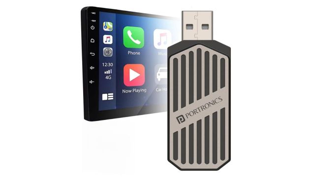 Portronics Tune, 2-in-1 Wireless Car Receiver