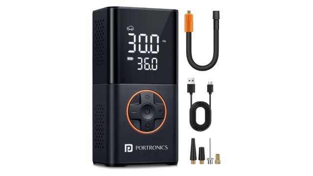 Portronics Vayu 3.0 tyre Inflator