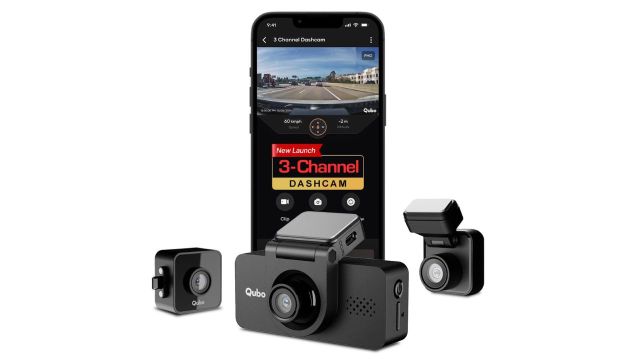 Qubo 3-Channel Dashcam Trio by Hero Group