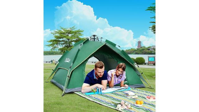 Camping Tent, 4-6 Person Family Tent Instant Easy Set up