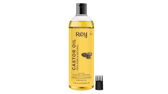 Rey Naturals Premium Cold Pressed Castor Oil