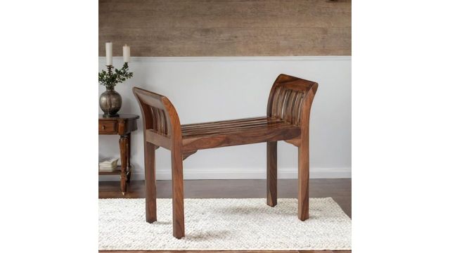 Royaloak Riyu Sheesham Wood Bench