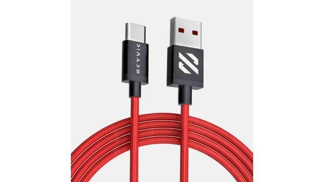SKYVIK Blaze Nylon Braided Type C Dash Charging Cable