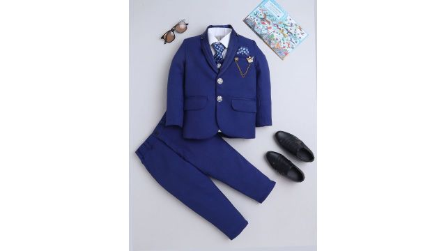 Sangria Boys 5-Piece Single Breasted Suit