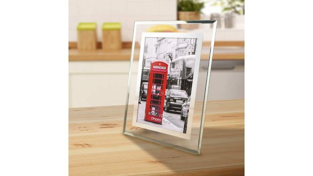Schliersee Glass Picture Frame Tabletop Display