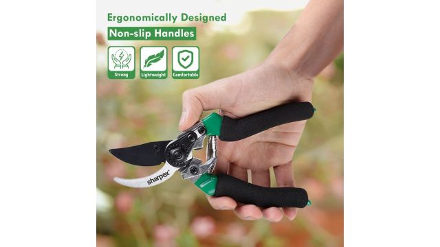 Sharpex Heavy-Duty Bypass Professional Pruning Shears