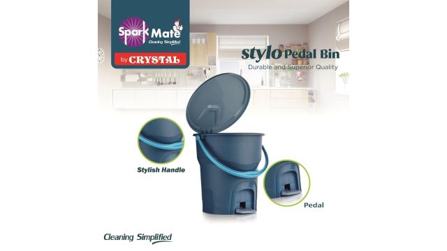 Sparkmate by Crystal Stylo Pedal Bin