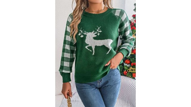 StyleCast x Revolte Women Ribbed Self Design Sweater