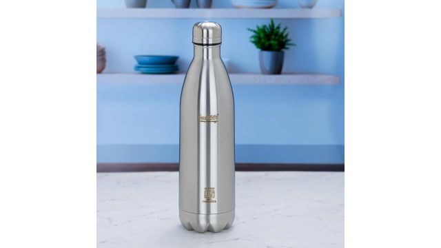 Sumeet Thermo1000 Stainless Steel 24 Hours Hot & Cold ISI Certified Double Walled Leak Proof Vacuum Flask