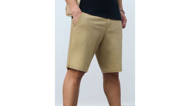 The Souled Store Men Chino Shorts Camel