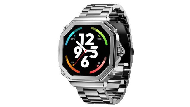 Timex Nova 1.43"(3.6cm) AMOLED Display, Functional Crown, BT Calling Smartwatch TWTXW1004T