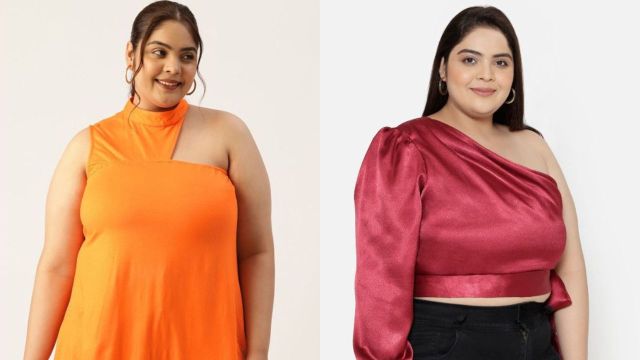 Top plus-size one-shoulder tops to consider