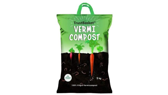 TrustBasket Vermicompost 100% Natural Organic Fertilizer