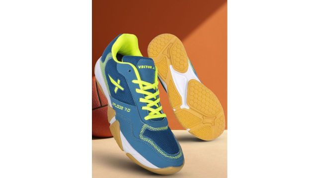 VECTOR X Unisex Lace-Ups Non-Marking Badminton Shoes