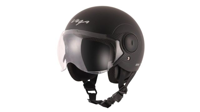 Vega Atom ISI Certified Smooth Matt Finish Open Face Helmet