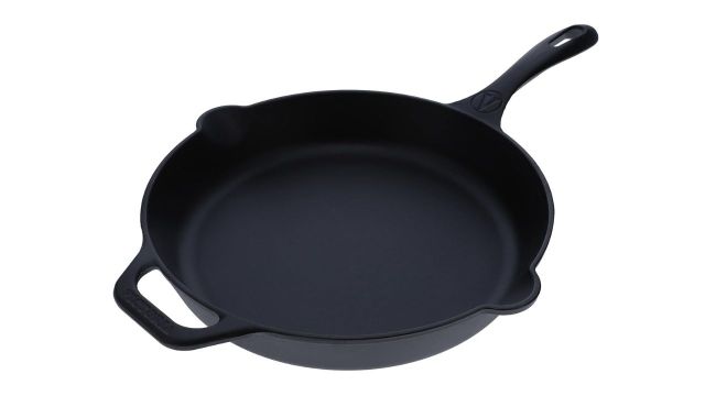 Victoria Induction Base Cast Iron Frying Pan