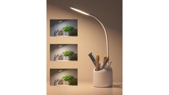 WEIRD WOLF 3 Colour Mode LED Study/Table/Desk Lamp