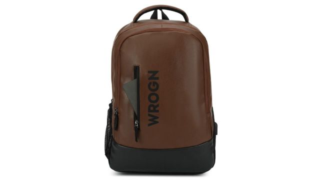 WROGN Typography Printed Anti-Theft Backpack (30 L)