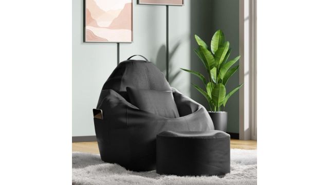 Wakefit Bean Bag 4XL | Leatherette Bean Bag
