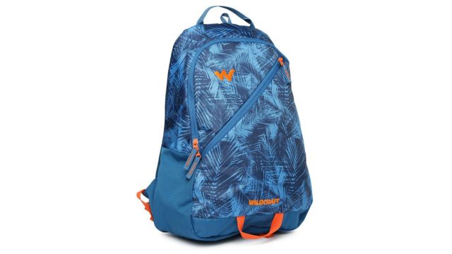 Wildcraft Unisex Blue Graphic Backpack (Up to 23L)