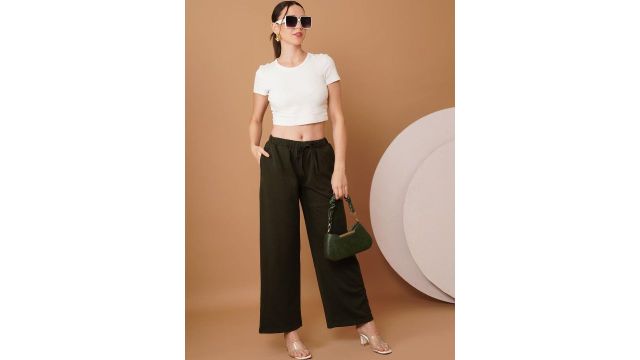 Chemistry Women Solid Original Loose Fit Joggers Trousers