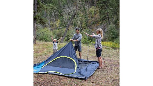 Coleman 4-Person Dark Room SkyDome Camping Waterproof Dome Tent